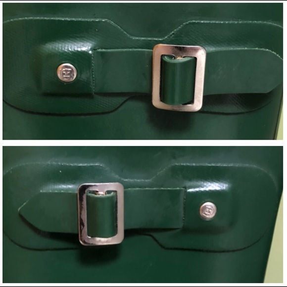 Hunter Tall Green Rain Boots - Picture 6 of 8